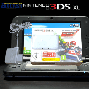 3DS XL Blanche (Version Mario Kart) (En Boîte)