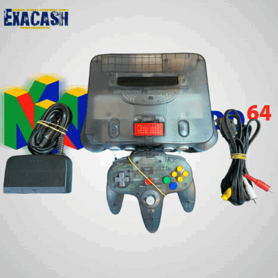 Nintendo 64 Noir Transparente